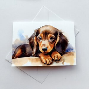 Grußkarte Hund