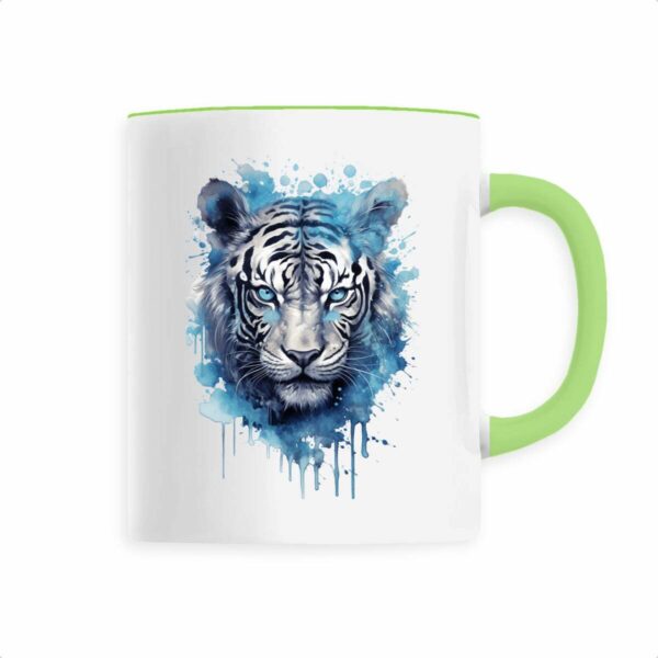 Keramik-Becher mit mystischem Tiger-Motiv