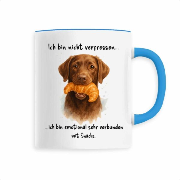 Keramik-Becher mit handgemaltem Labrador Design