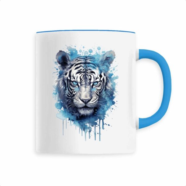 Keramik-Becher mit mystischem Tiger-Motiv