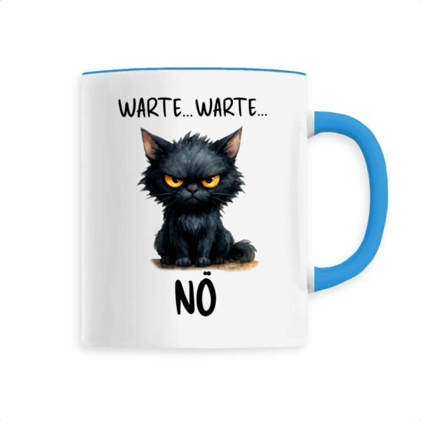 Keramik-Becher mit grumpy cat Aquarellmotiv