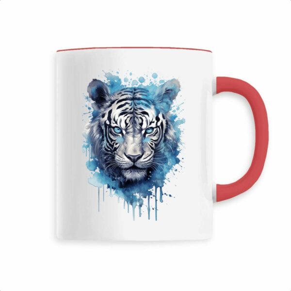 Keramik-Becher mit mystischem Tiger-Motiv