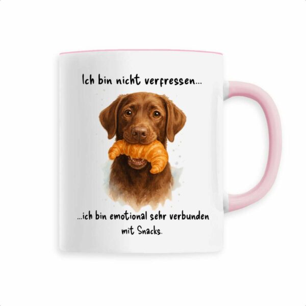Keramik-Becher mit handgemaltem Labrador Design
