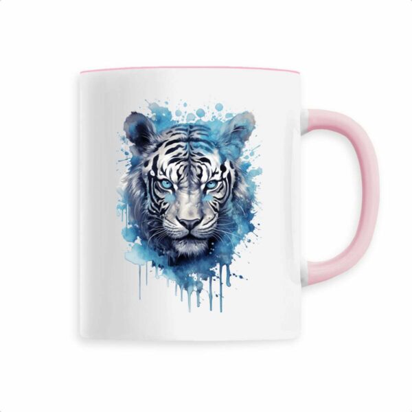 Keramik-Becher mit mystischem Tiger-Motiv