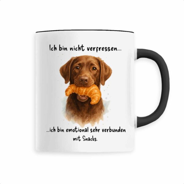 Keramik-Becher mit handgemaltem Labrador Design