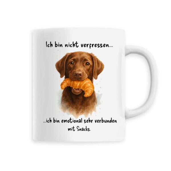 Keramik-Becher mit handgemaltem Labrador Design