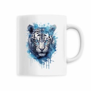 Keramik-Becher mit mystischem Tiger-Motiv