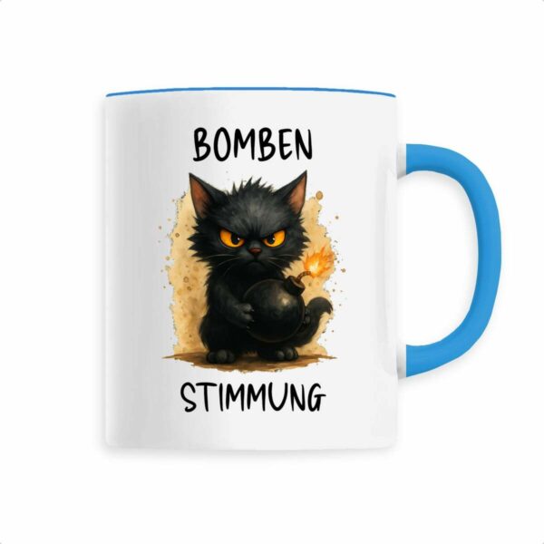 Keramik-Becher mit handgemaltem Motiv